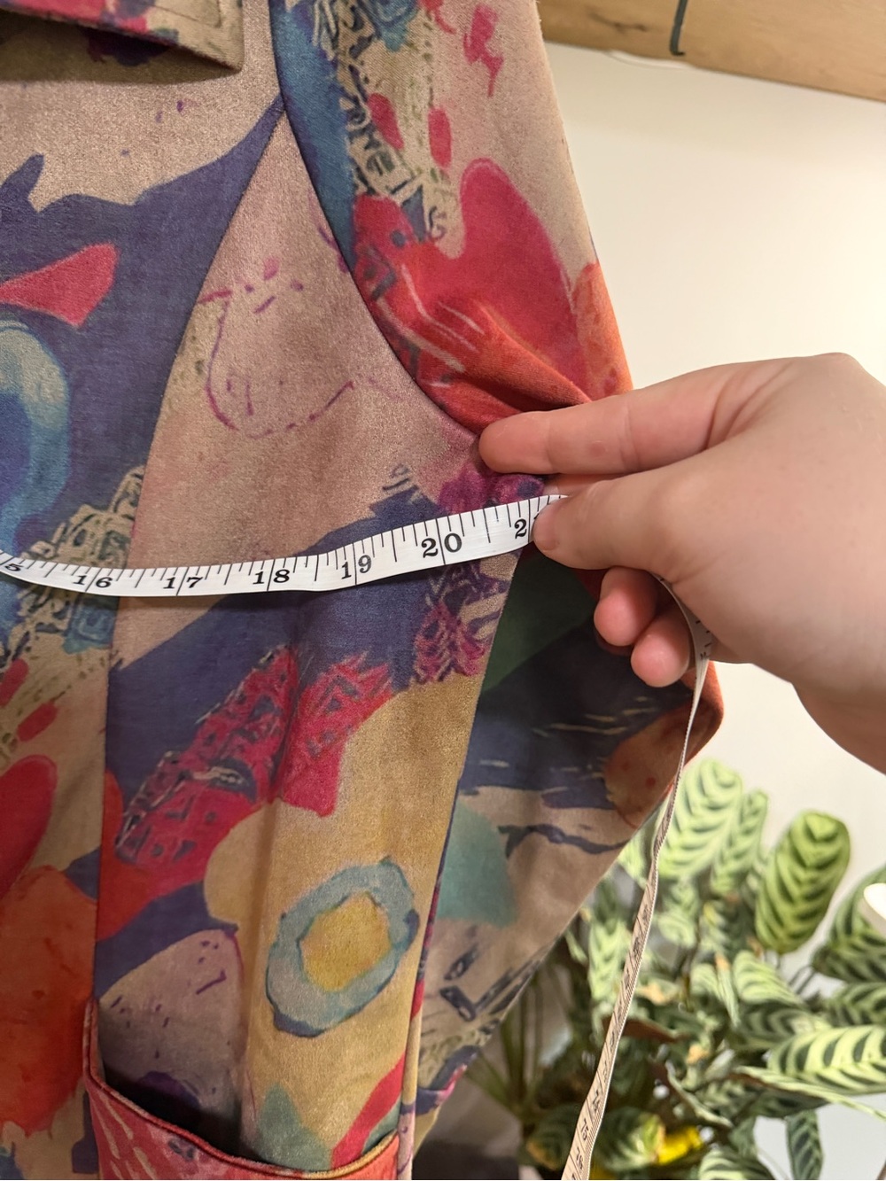 NWT Radzoli Multicolor Abstract Print Button-Front Jacket - Picture 7 of 10
